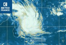 Temps perturbé en raison de la forte tempête tropicale Dumazile