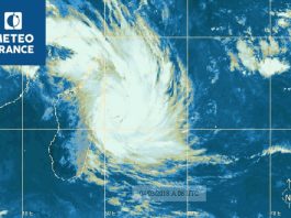 Temps perturbé en raison de la forte tempête tropicale Dumazile