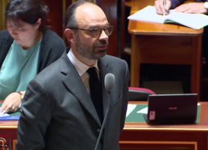 Le premier ministre Édouard Philippe