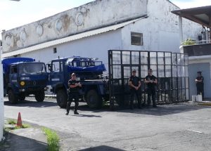 Renfort de mobiles en protection lors de la visite de la ministre des Outre-mer