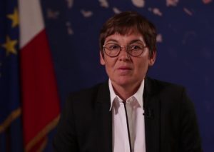 Anncik Girardin lors de son allocution vidéo