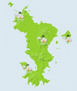 La météo de ce dimanche après-midi à Mayotte