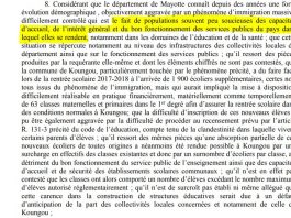 Refus d'inscriptions à l'école : le tribunal donne raison à la mairie de Koungou