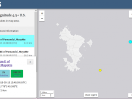 Séisme record : trois blessés