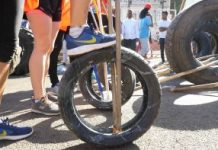 Samedi,c'était la 35e édition de la course de pneus