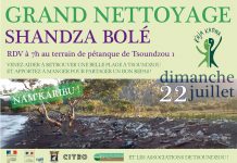 Nettoyage de la plage de Shandza Bolé de Tsoundzou 1