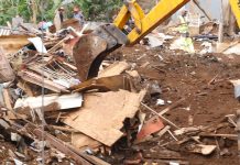 Les expulsions ont repris ce mardi matin sur les parcelles de la famille Batrolo à Kawéni