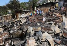 Un incendie ravage une vingtaine de cases en tôle à Kawéni