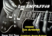 Vos sorties du week-end