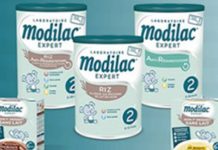 Rappel de produits de nutrition infantile Modilac