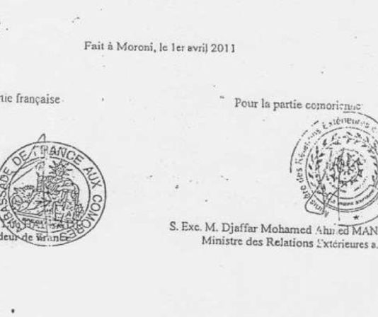 France/Comores : un assouplissement des conditions de visas signé en… avril 2011 !
