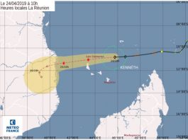 Maintien de Mayotte en triple vigilance, Orage, forte houle et vent fort