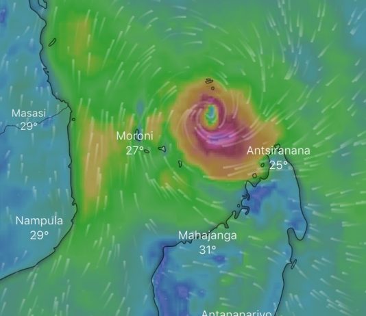 Mayotte placée en pré-alerte cyclonique