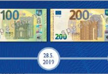 Émission des nouveaux billets « Europe » de 100 et 200 euros