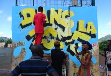 Vahibé : une fresque murale contre les bagarres intervillageoises