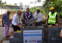 Le marché couvert d’Hajangoua sort de terre