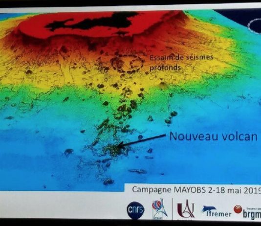 Séisme : la mission scientifique découvre un volcan de 800m de haut à 50km de Mayotte