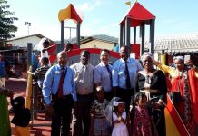 Inauguration d’une aire de jeux dans une école maternelle de Dzaoudzi-Labattoir