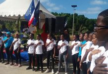 « La Mahoraise » interprétée par le conseil municipal des jeunes de Mamoudzou