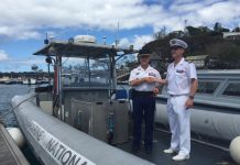 Le Vétiver passe sous commandement de la gendarmerie