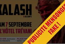 Les fans de Kalash trompés par un faux concert au Trévani