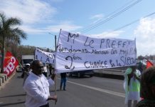 Quelques agents du Sieam en grève contre la privatisation du syndicat