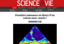 Naissance du volcan : le magazine Sciences et Vie évoque cette « première mondiale »