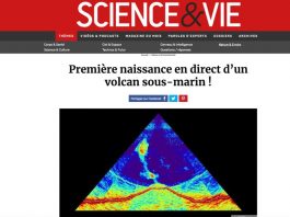 Naissance du volcan : le magazine Sciences et Vie évoque cette « première mondiale »