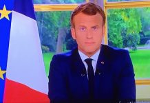 Tout le territoire national en vert, sauf Mayotte et la Guyane, annonce Emmanuel Macron