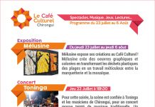 Retrouvez ici le programme du café culturel de Chirongui