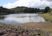 La surconsommation d’eau cette semaine était un rattrapage Retenue collinaire, Mayotte, Combani