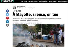 On parle de l’insécurité à Mayotte dans la presse nationale Huffington Post, Mayotte