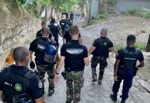 Opération de sécurisation de La Vigie par la gendarmerie Gendarmerie, Mayotte