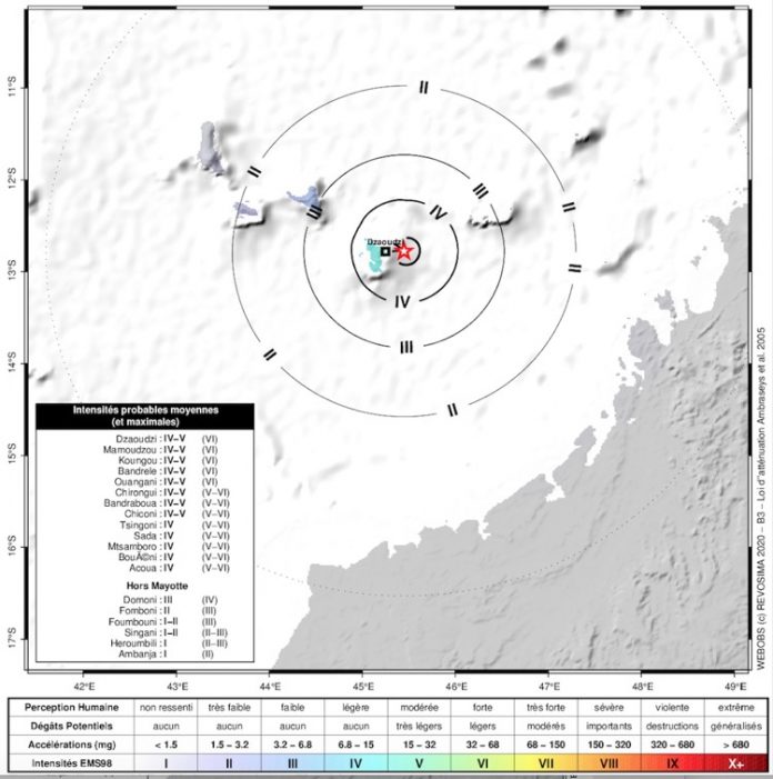 séisme, REVOSIMA, Mayotte