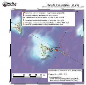 REVOSIMA, Mayotte, volcan,