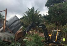 A Dembéni, destruction de 22 cases illégales sur décision de justice