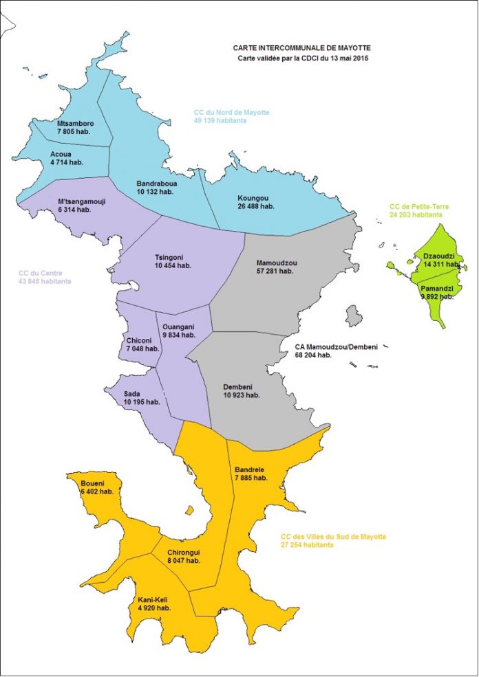 Intercommunalité, CDCI, Mayotte