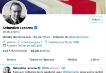 Violences Petite Terre : des renforts pour Mayotte annoncés par le MOM dans un tweet Sébastien Lecornu, Mayotte