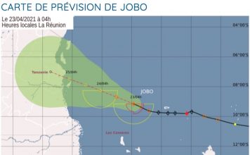 Maintien de Mayotte en vigilance Orage