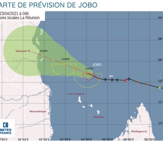 Maintien de Mayotte en vigilance Orage