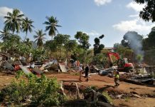 Vaste opération de démolition d’habitat insalubre à Koungou