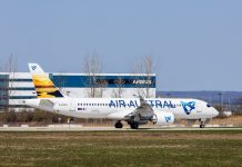 Atterrissage du 1er Airbus d’Air Austral ce mercredi à Pamandzi Airbus, Air Austral, Mayotte, La Réunion