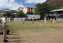 Passation de commandement à la tête du DLEM