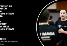 Stage de Krav Maga ce samedi à Mamoudzou