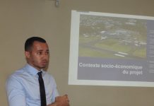 Les porteurs du projet Zena Airlines reçus par Ben Issa Ousseni Zena Airlines, Mayotte