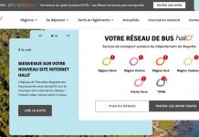 Evolution du site Halo dédié au transport scolaire Transdev, Halo, Mayotte