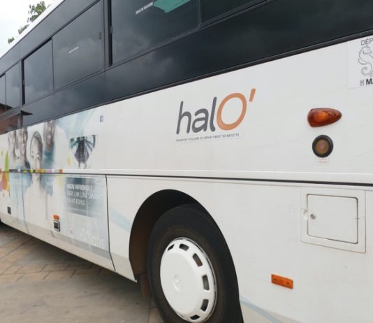 Reprise partielle des transports scolaires pour les étudiants ce lundi Halo', Transdev, Mayotte