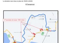 Travaux nocturnes sur la RD1 dans le secteur de Mtsangamouji